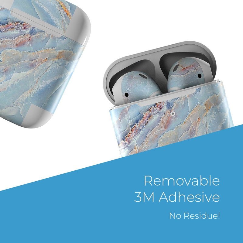 Atlantic Marble - Apple AirPods Skin - Marble Collection - DecalGirl