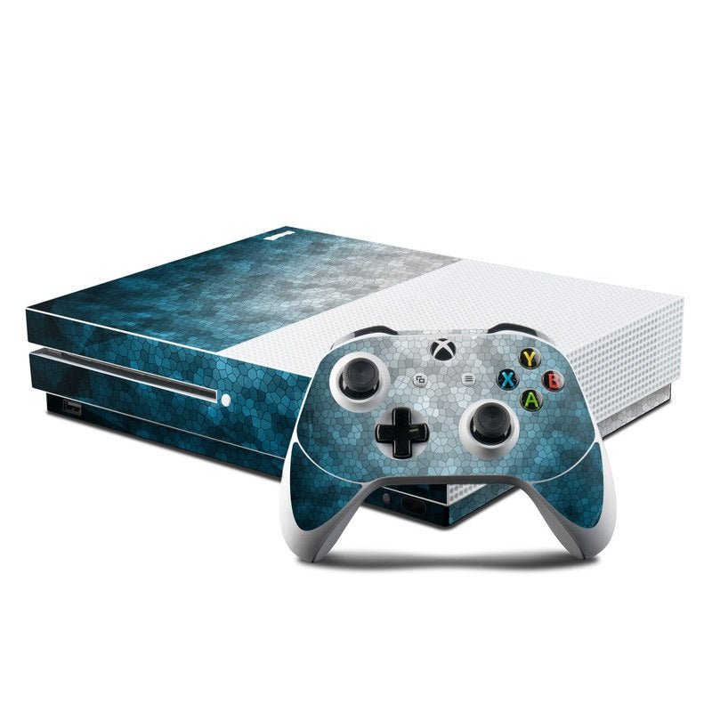 Atmospheric - Microsoft Xbox One S Console and Controller Kit Skin - Camo - DecalGirl