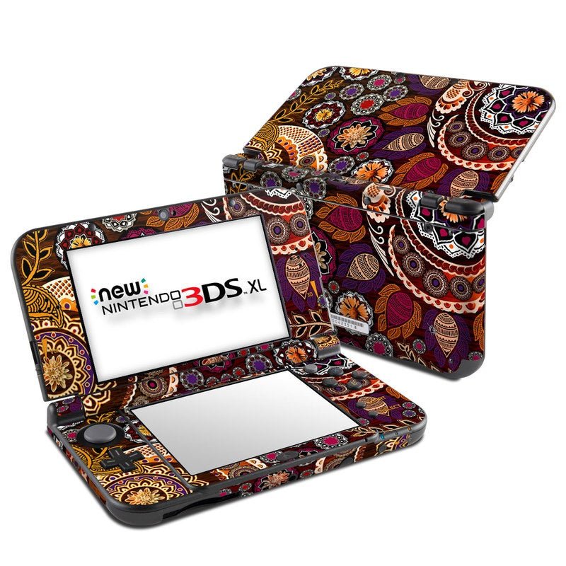 Autumn Mehndi - Nintendo New 3DS XL Skin - Fusion Idol - DecalGirl