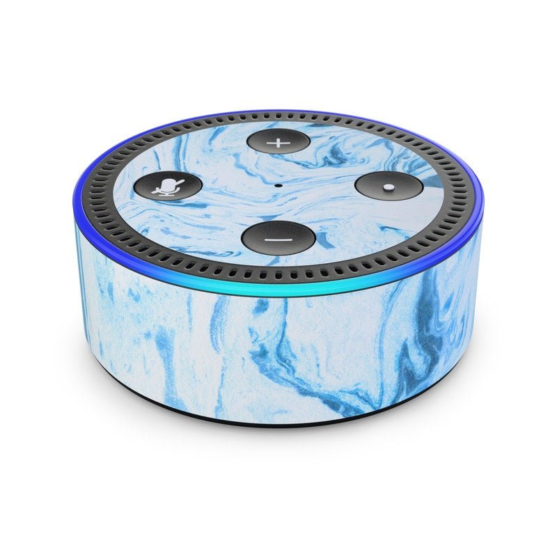 Azul Marble - Amazon Echo Dot (2nd Gen) Skin - Marble Collection - DecalGirl