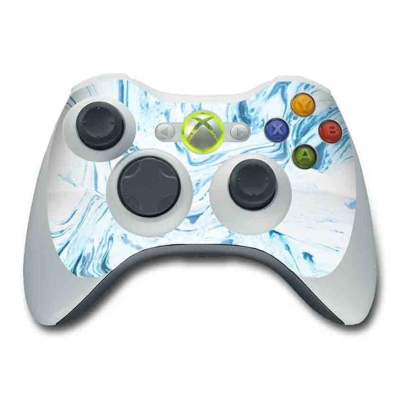 Azul Marble - Microsoft Xbox 360 Controller Skin - Marble Collection - DecalGirl