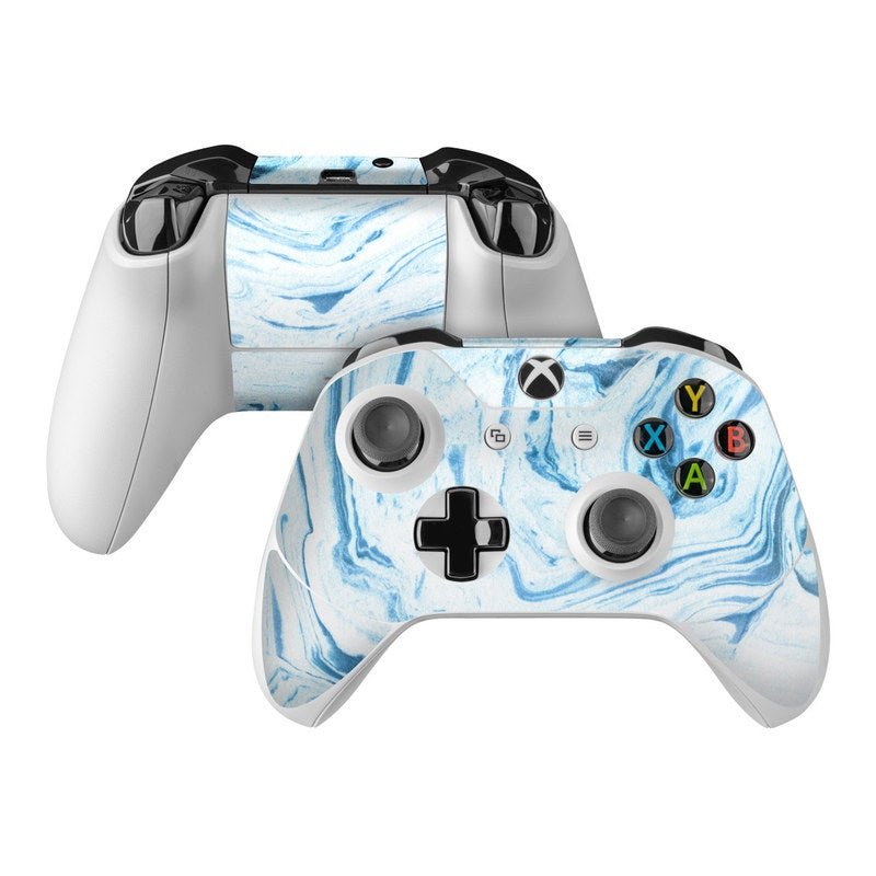 Azul Marble - Microsoft Xbox One Controller Skin - Marble Collection - DecalGirl