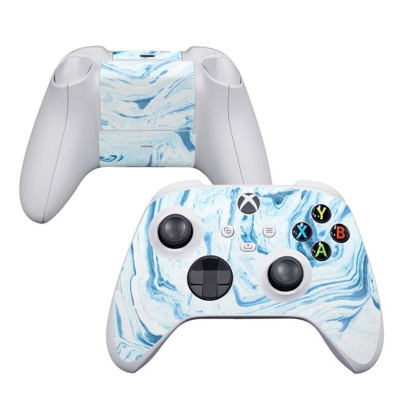 Azul Marble - Microsoft Xbox Series S Controller Skin - Marble Collection - DecalGirl