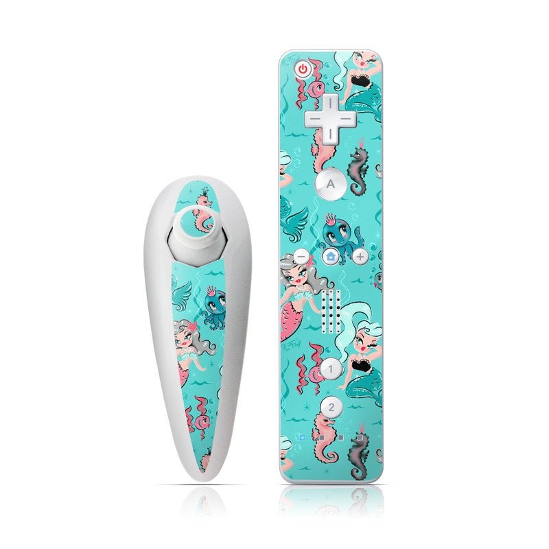 Babydoll Mermaids - Nintendo Wii Nunchuk Skin - Fluff - DecalGirl