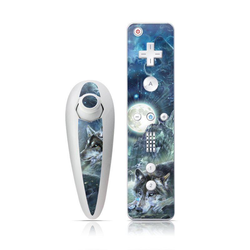 Bark At The Moon - Nintendo Wii Nunchuk Skin - Antonia Neshev - DecalGirl