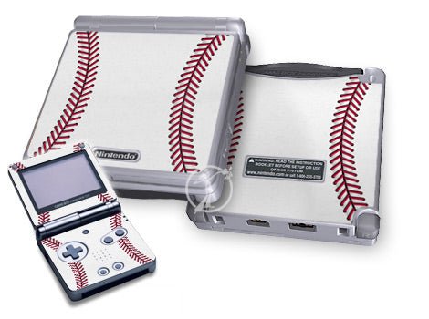 Baseball - Nintendo GameBoy Advance SP Skin - Sports - DecalGirl