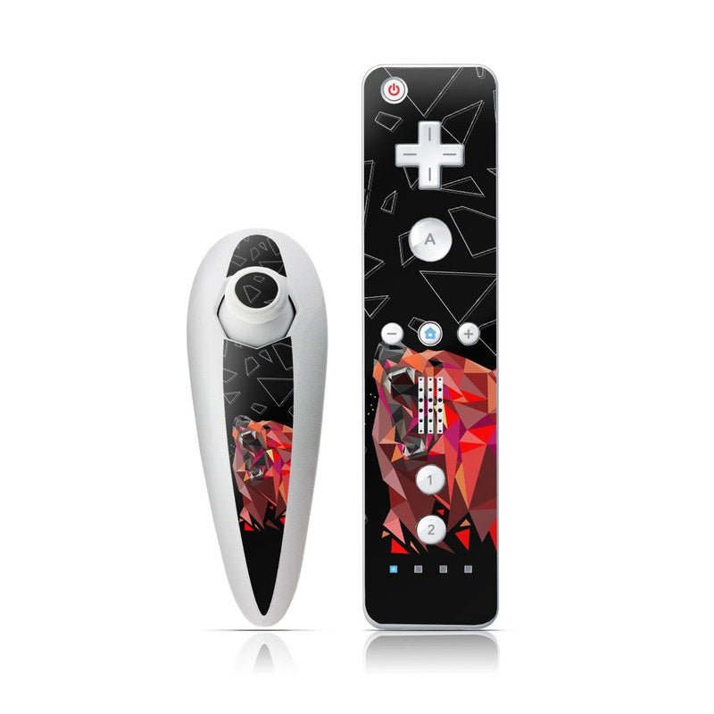 Bears Hate Math - Nintendo Wii Nunchuk Skin - FP - DecalGirl