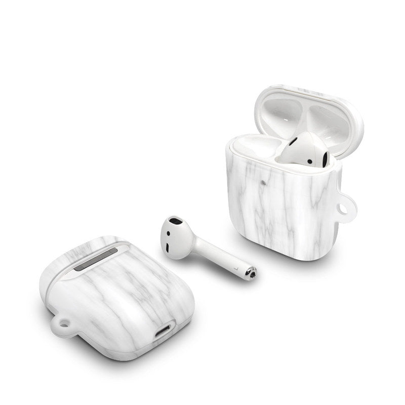 Bianco Marble - Apple AirPods Case - Marble Collection - DecalGirl