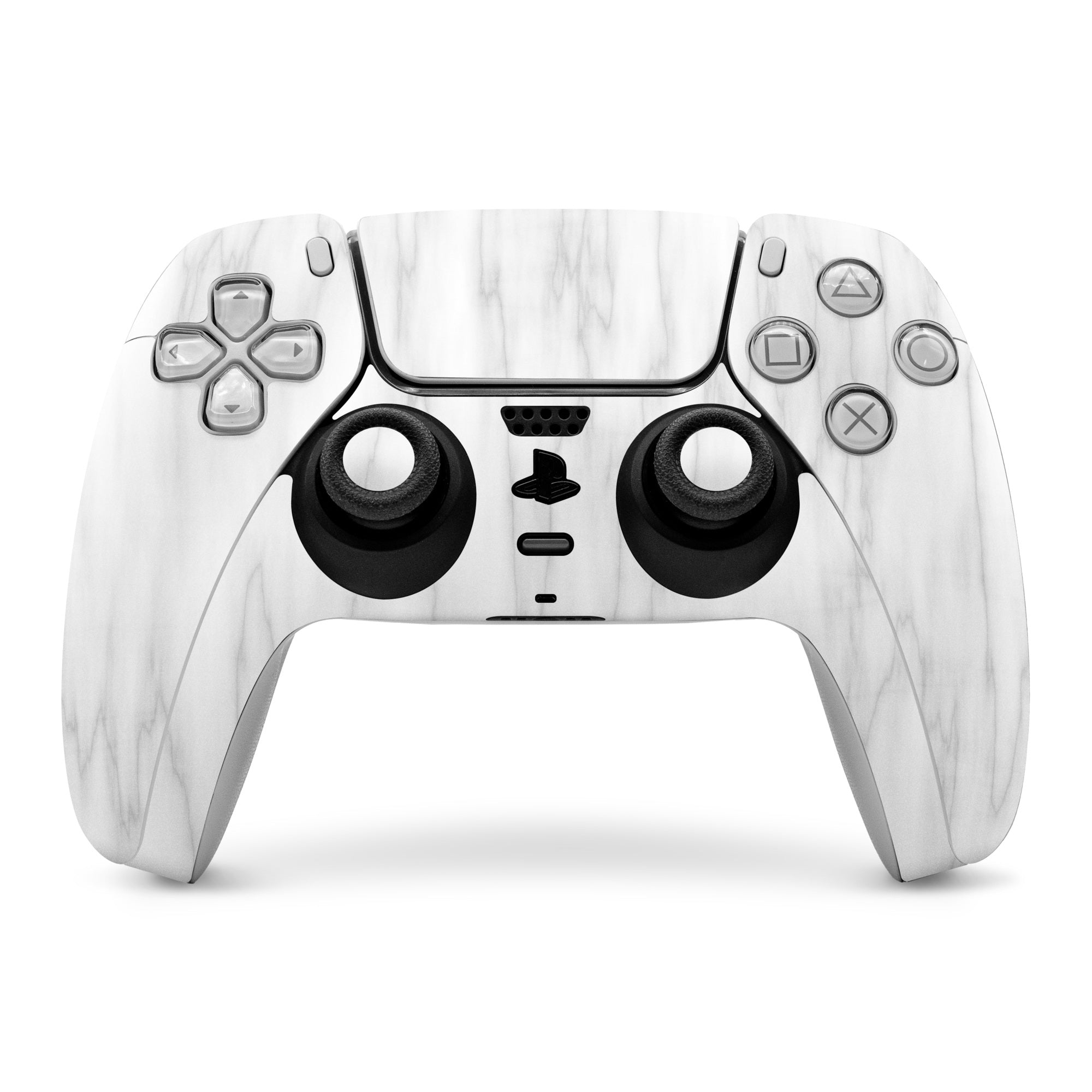 Bianco Marble - Sony PS5 Controller Skin - Marble Collection - DecalGirl