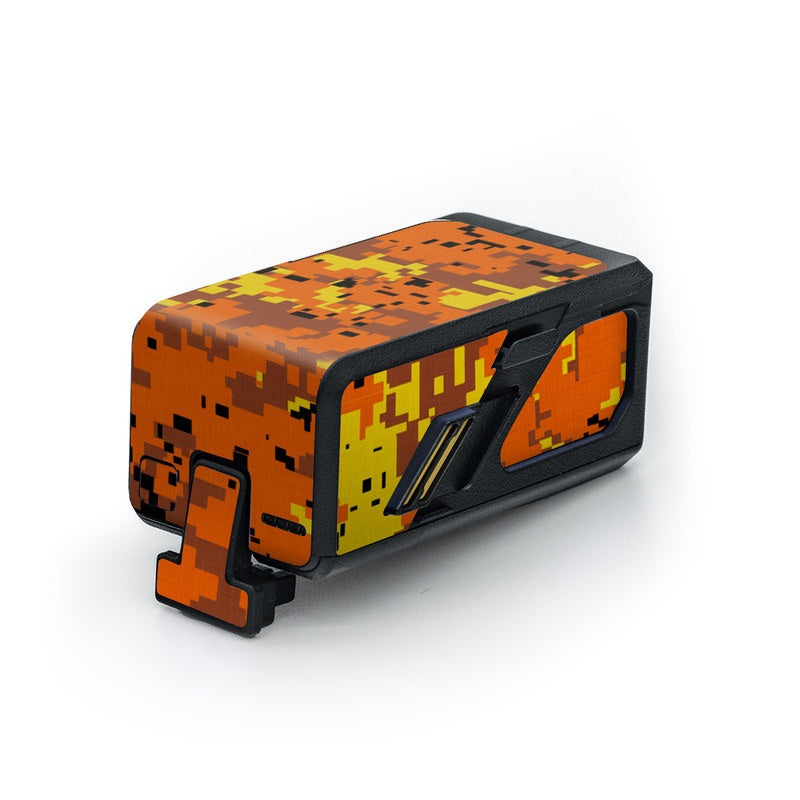 Digital Orange Camo - DJI Avata Battery Skin
