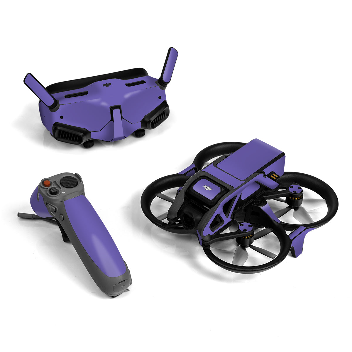 Solid State Purple - DJI Avata Skin