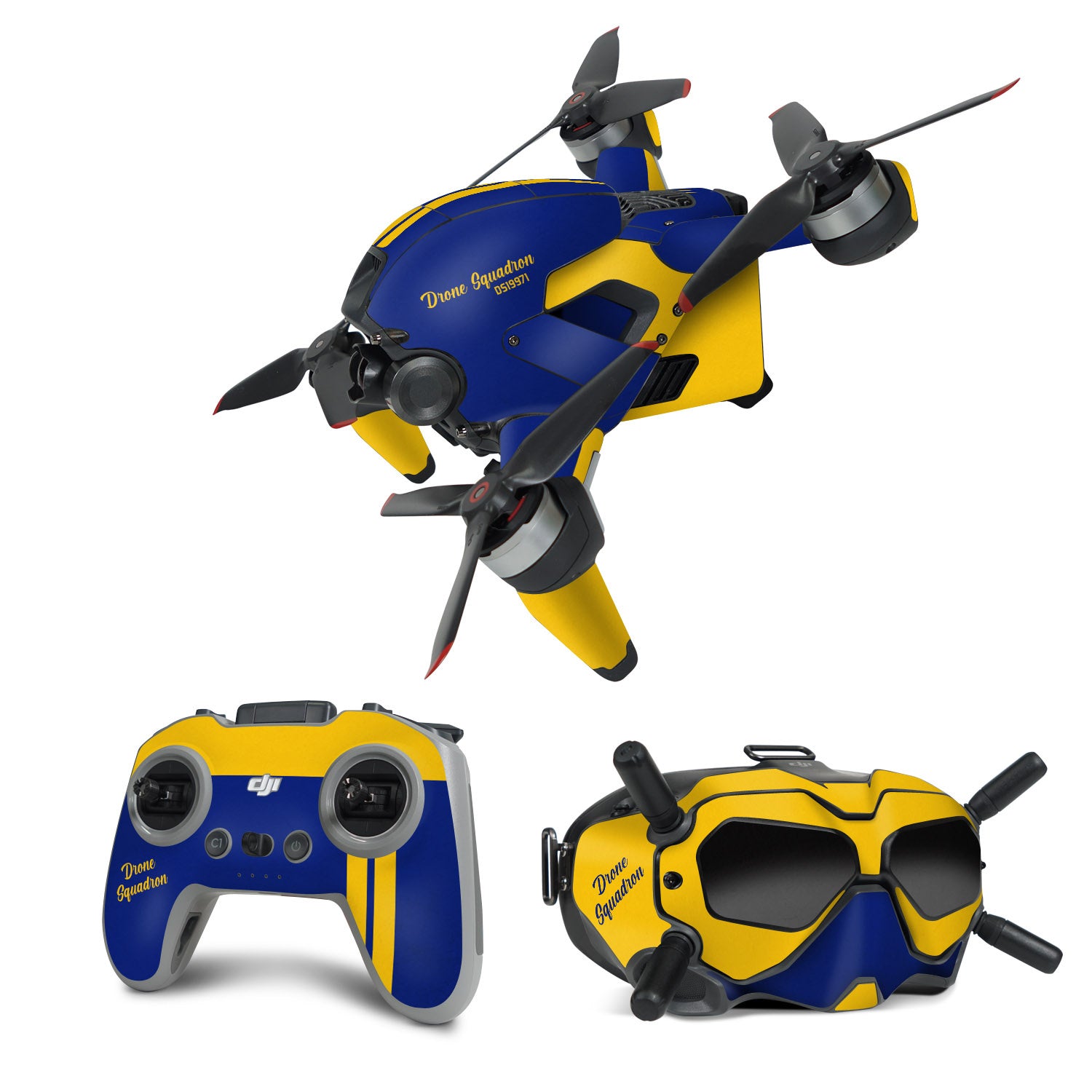 Blue Squadron - DJI FPV Combo Skin