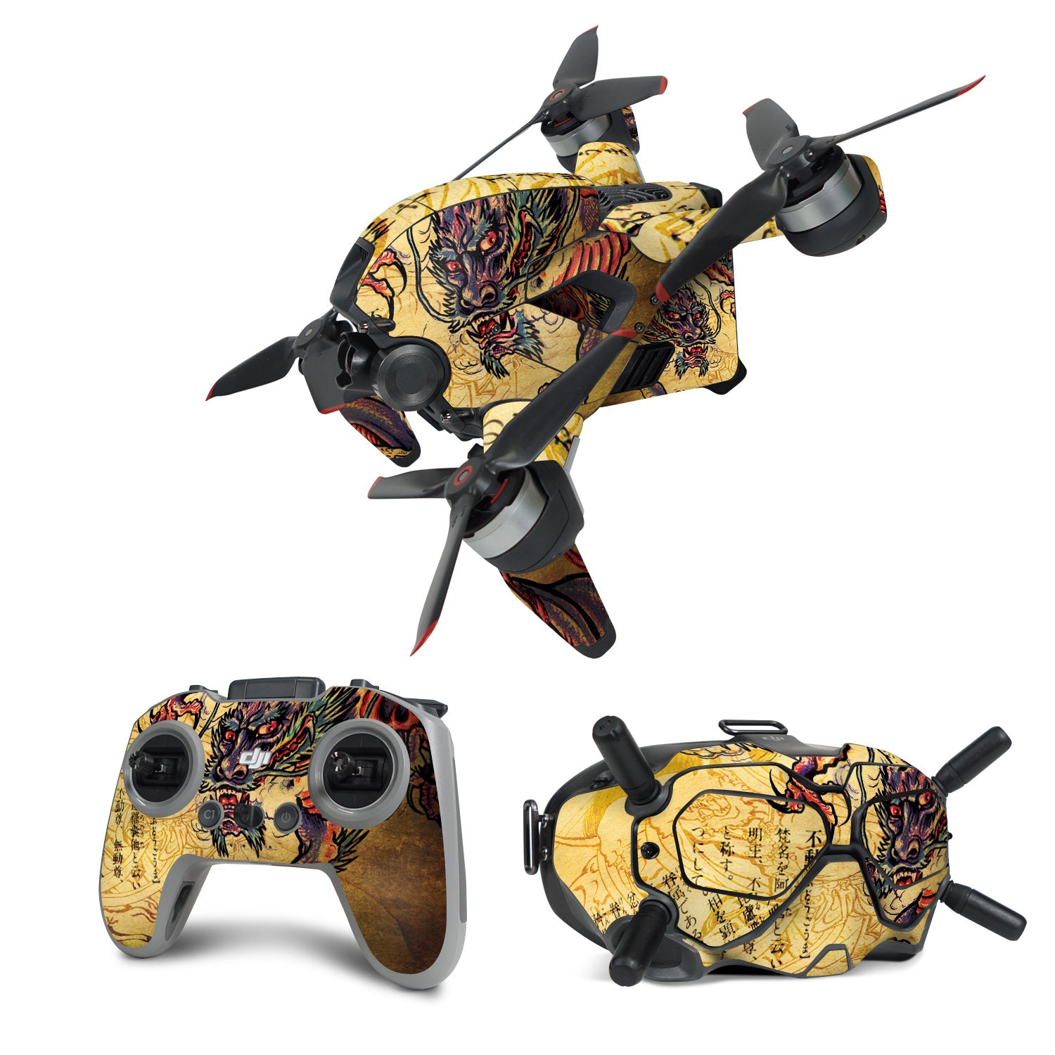 Dragon Legend - DJI FPV Combo Skin