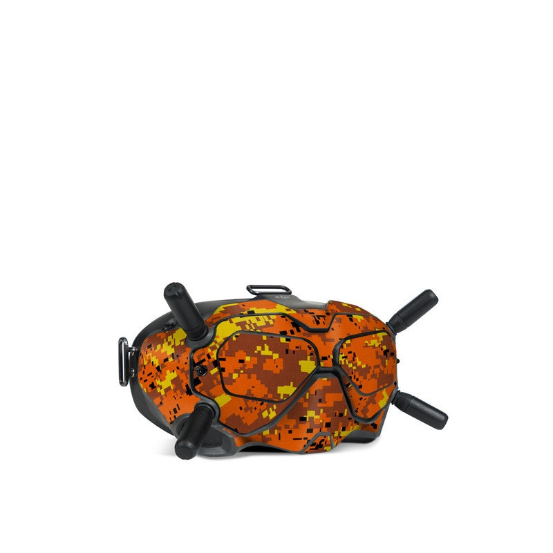 dji digital goggles DJI FPV Goggles V2 Skin - Digital Orange Camo