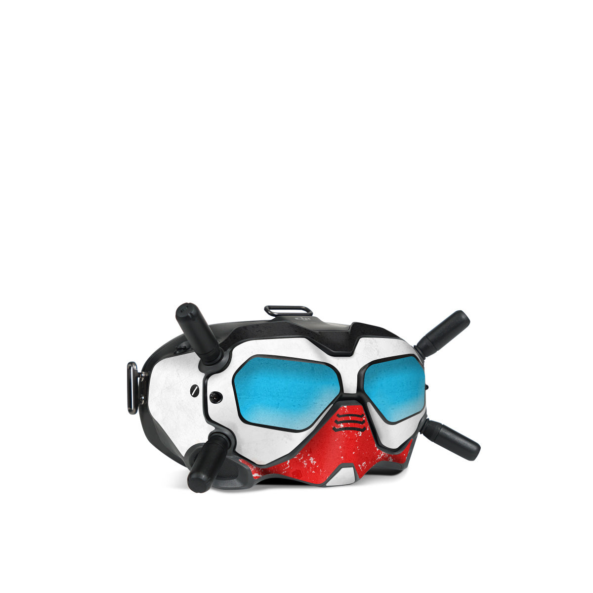 dji fpv drone goggles DJI FPV Goggles V2 Skin - Red Valkyrie by Drone Squadron