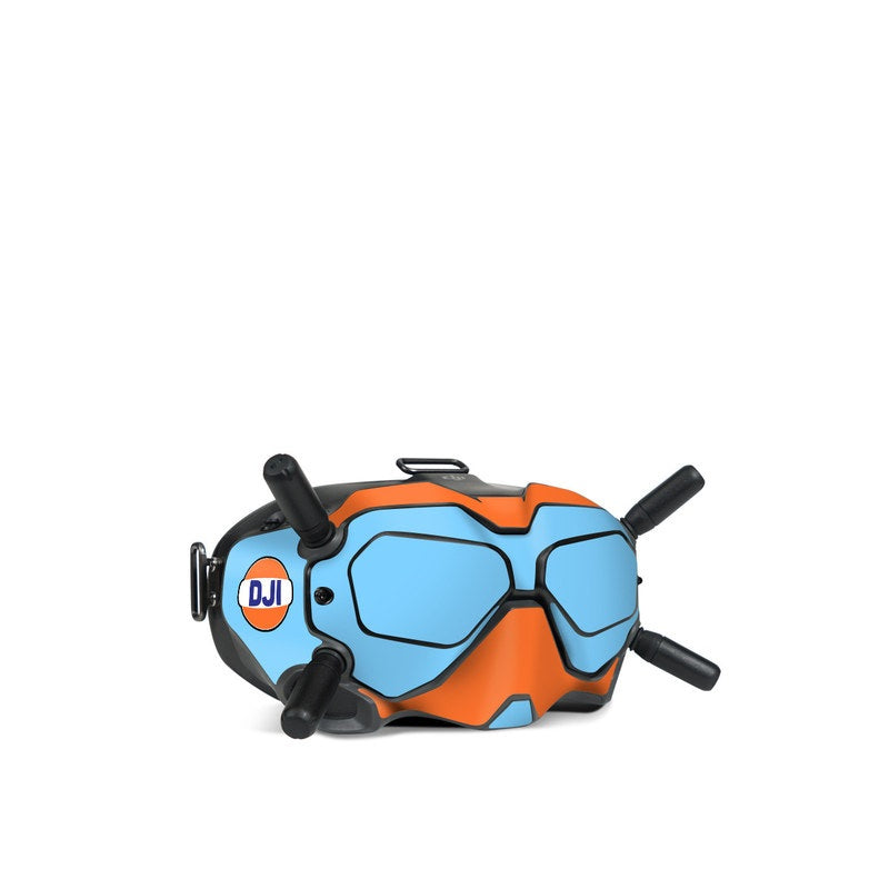 race drone with goggles DJI FPV Goggles V2 Skin - Retro Racer by Drone Squadron