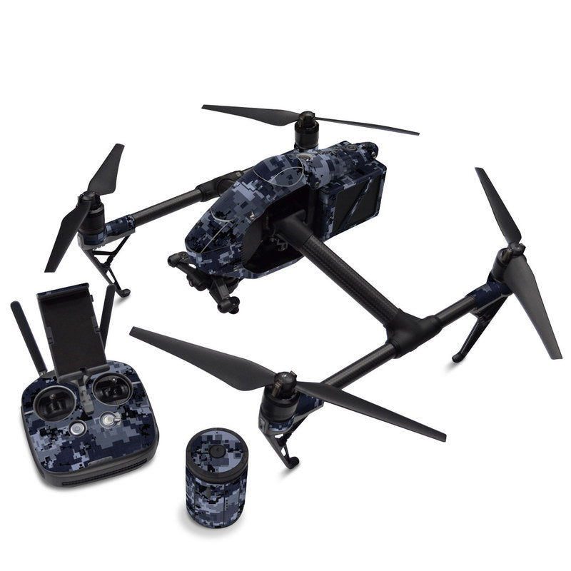 Digital Navy Camo - DJI Inspire 2 Skin