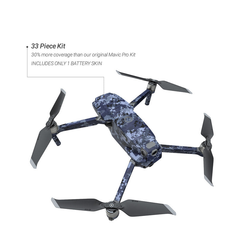 Digital Navy Camo - DJI Mavic 2 Skin