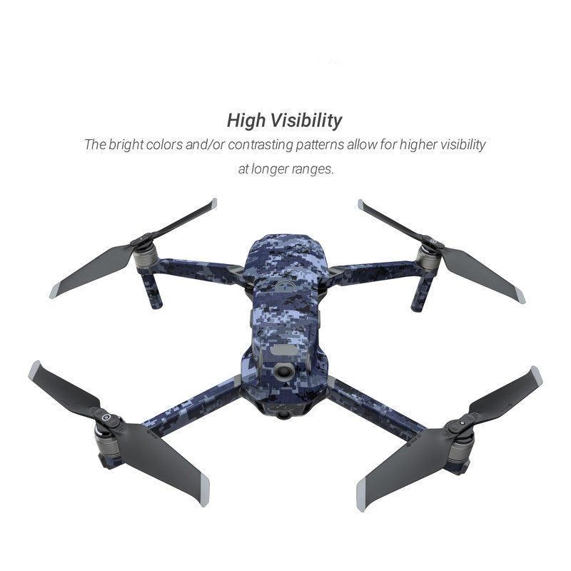 Digital Navy Camo - DJI Mavic 2 Skin