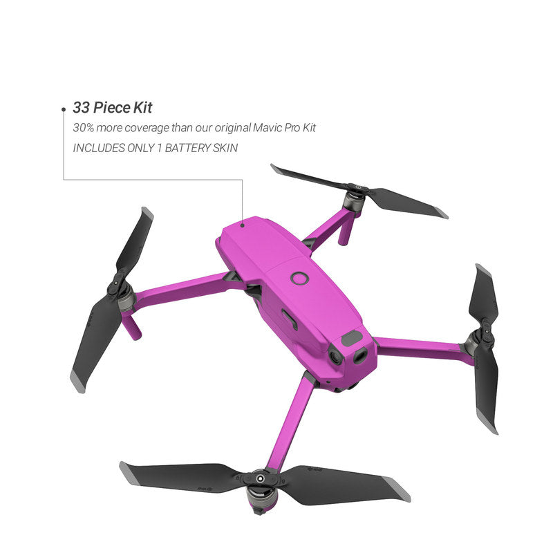 Solid State Vibrant Pink - DJI Mavic 2 Skin