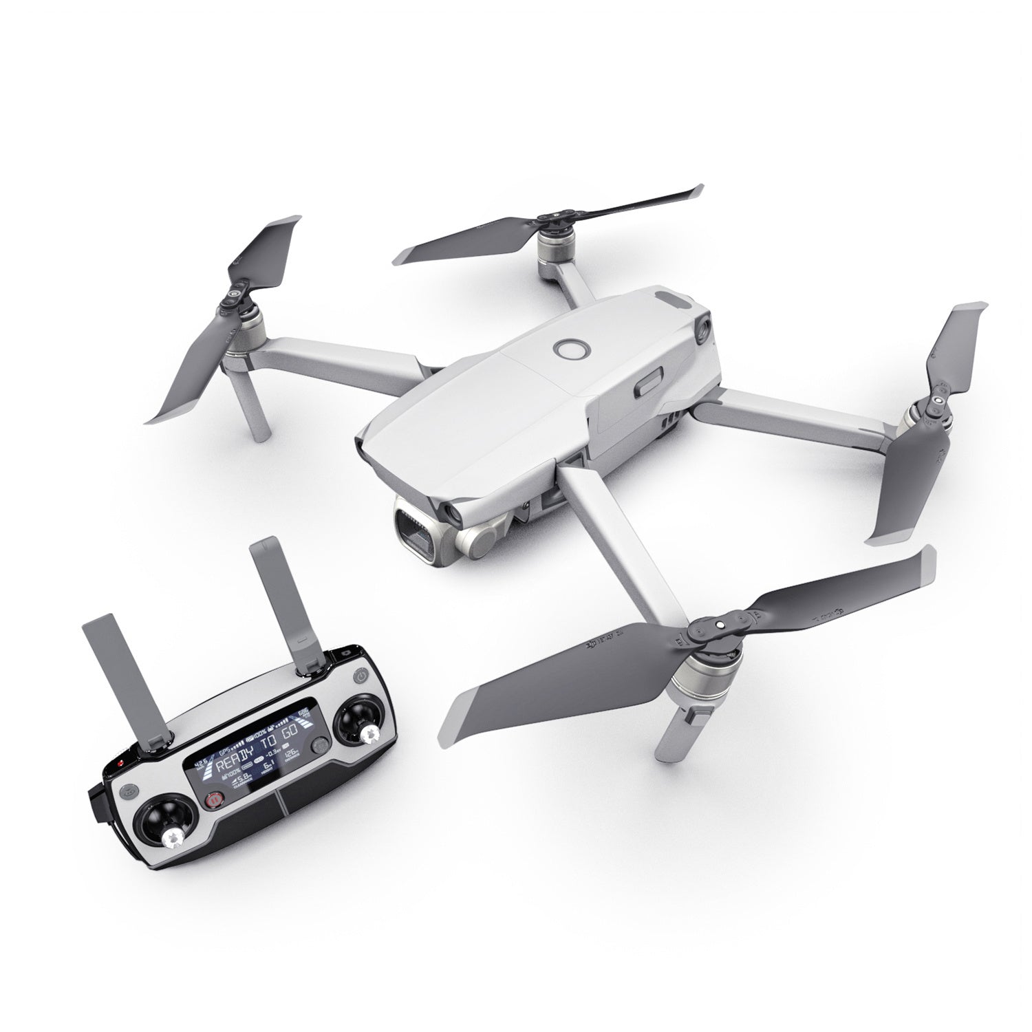 Solid State White - DJI Mavic 2 Skin