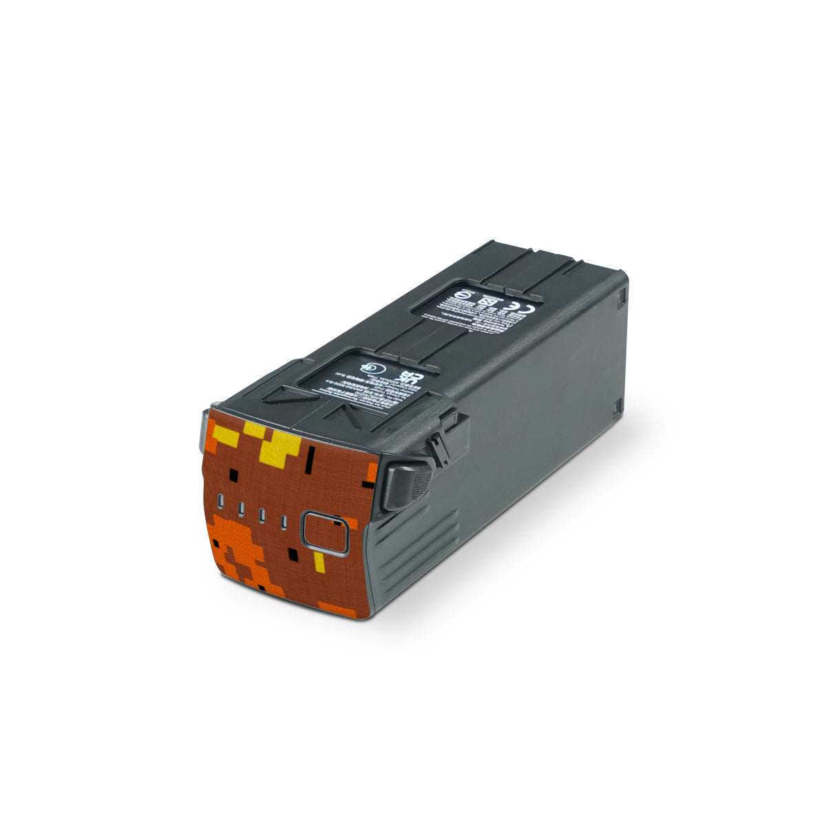 Digital Orange Camo - DJI Mavic 3 Battery Skin