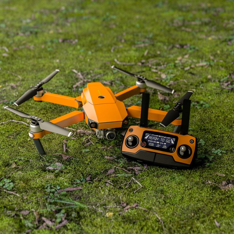 Solid State Orange - DJI Mavic Pro Skin