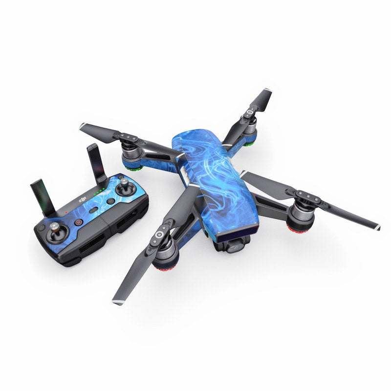 Blue Quantum Waves - DJI Spark Skin