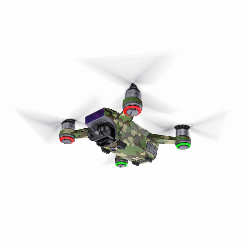 Woodland Camo - DJI Spark Skin