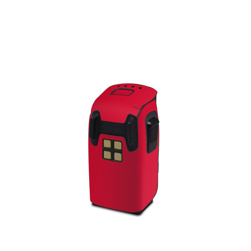 Solid State Red - DJI Spark Battery Skin