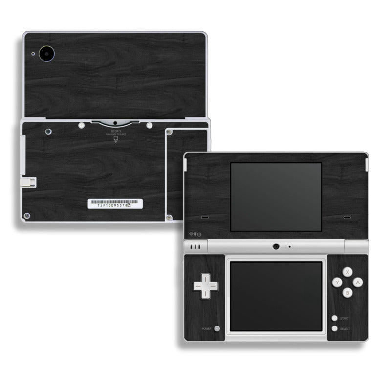 Black Woodgrain - Nintendo DSi Skin