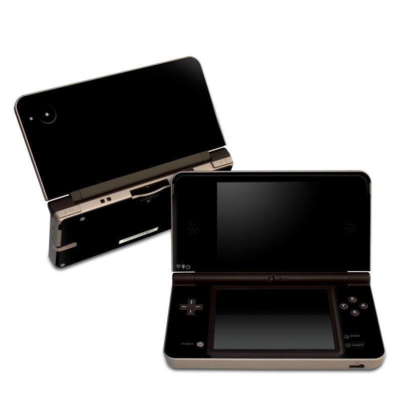 Solid State Black - Nintendo DSi XL Skin