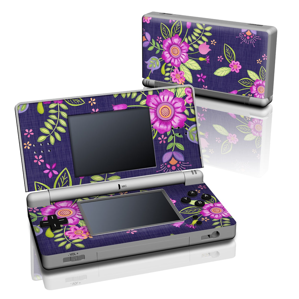 Folk Floral - Nintendo DS Lite Skin