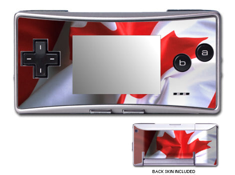 Canadian Flag - Nintendo GameBoy Micro Skin