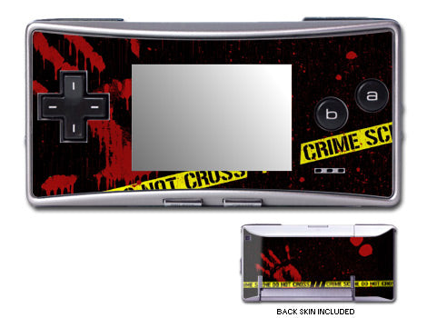 Crime Scene - Nintendo GameBoy Micro Skin