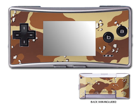 Desert Camo - Nintendo GameBoy Micro Skin