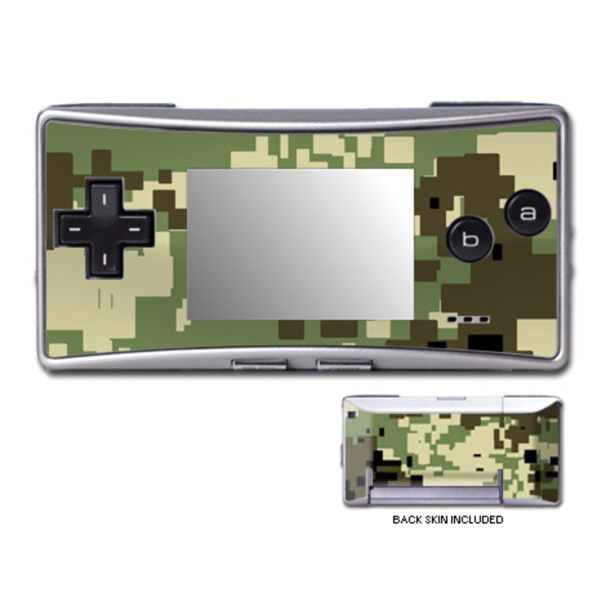 Digital Woodland Camo - Nintendo GameBoy Micro Skin