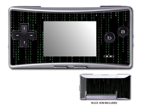 Matrix Style Code - Nintendo GameBoy Micro Skin