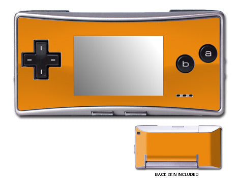 Solid State Orange - Nintendo GameBoy Micro Skin