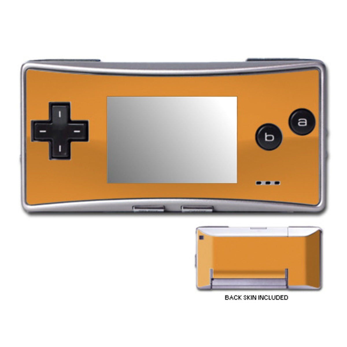 Solid State Orange - Nintendo GameBoy Micro Skin