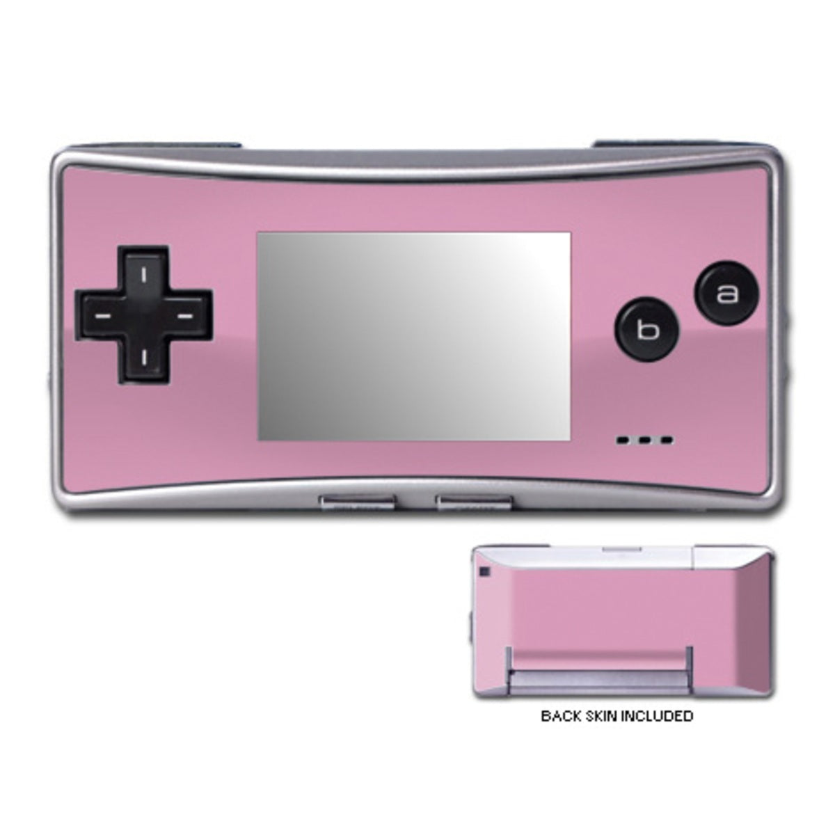 Solid State Pink - Nintendo GameBoy Micro Skin