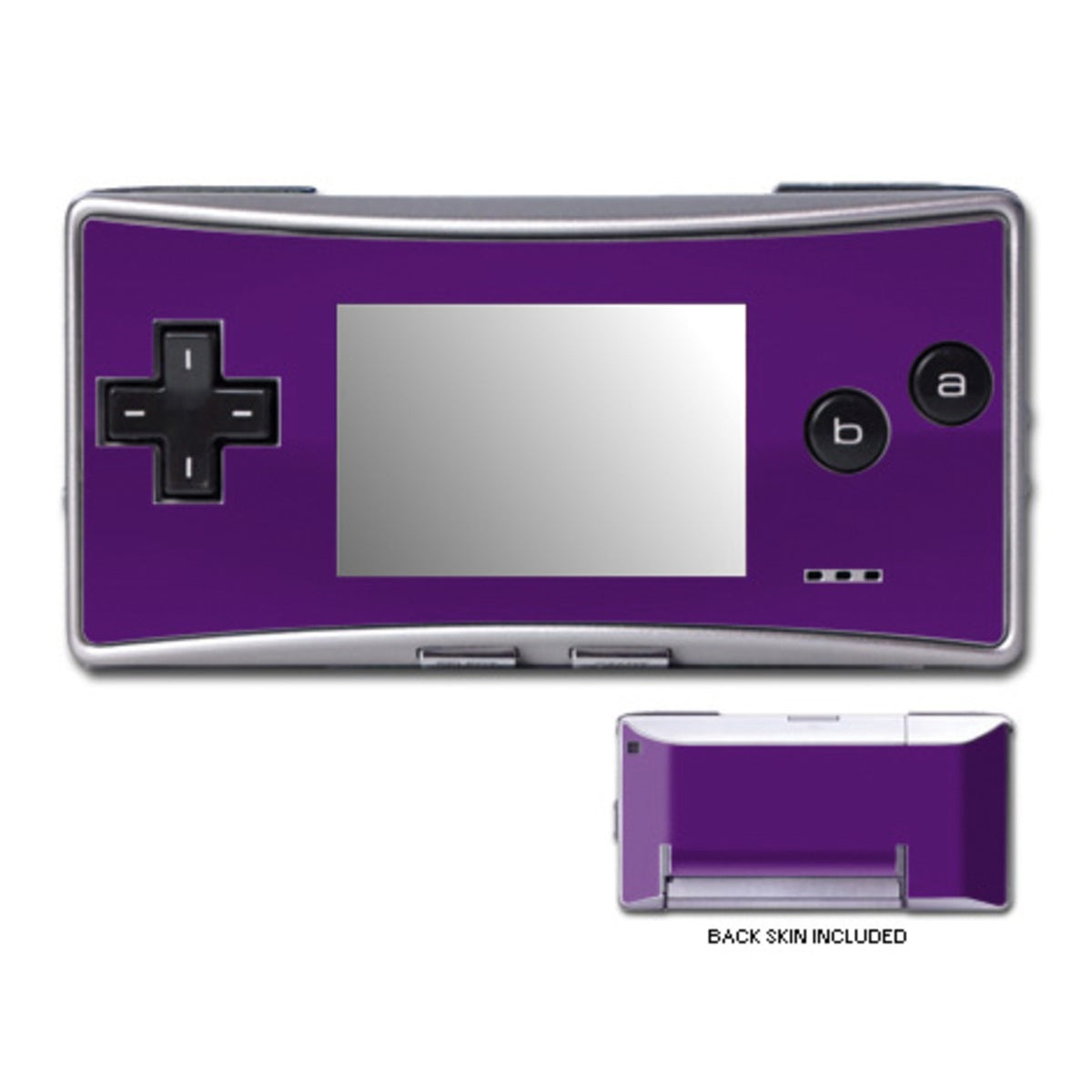 Solid State Purple - Nintendo GameBoy Micro Skin