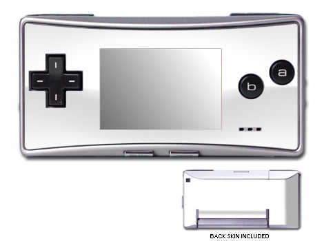 Solid State White - Nintendo GameBoy Micro Skin