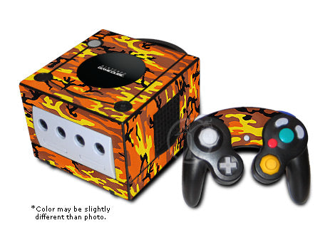 Orange Camo - Nintendo GameCube Skin