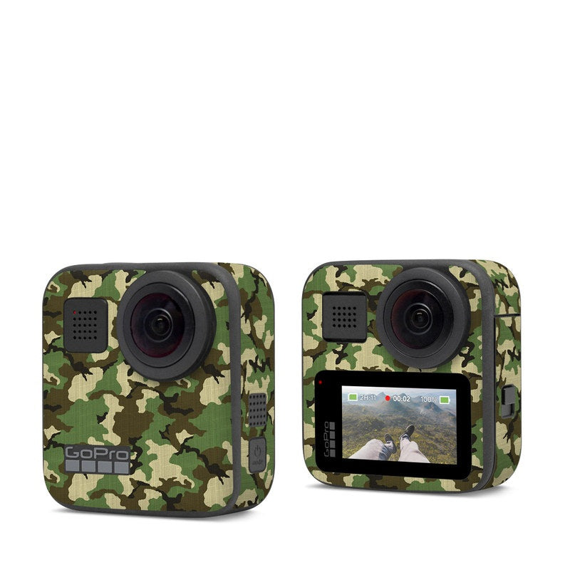Woodland Camo - GoPro Max Skin