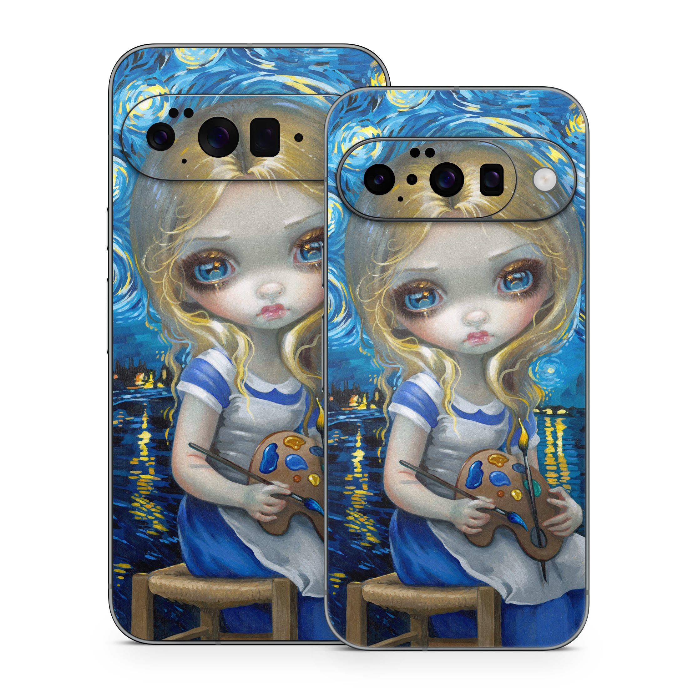 Alice in a Van Gogh - Google Pixel 10 Skin