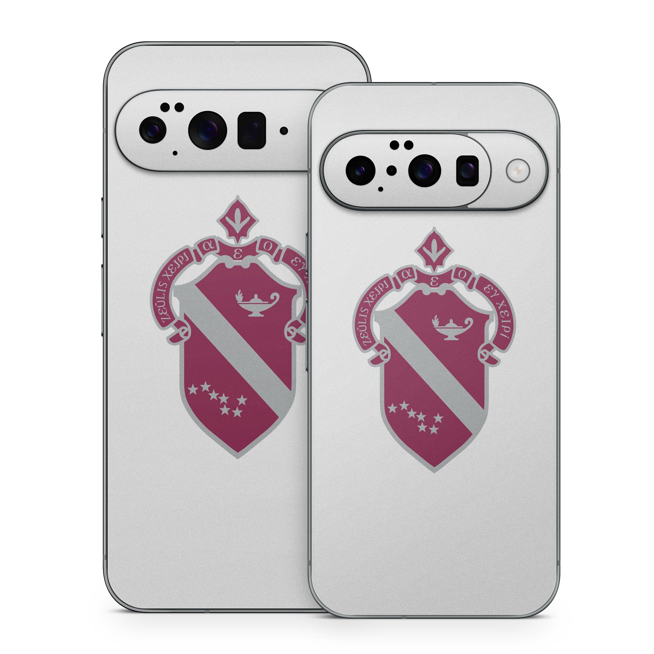 Alpha Phi Crest Silver - Google Pixel 10 Skin