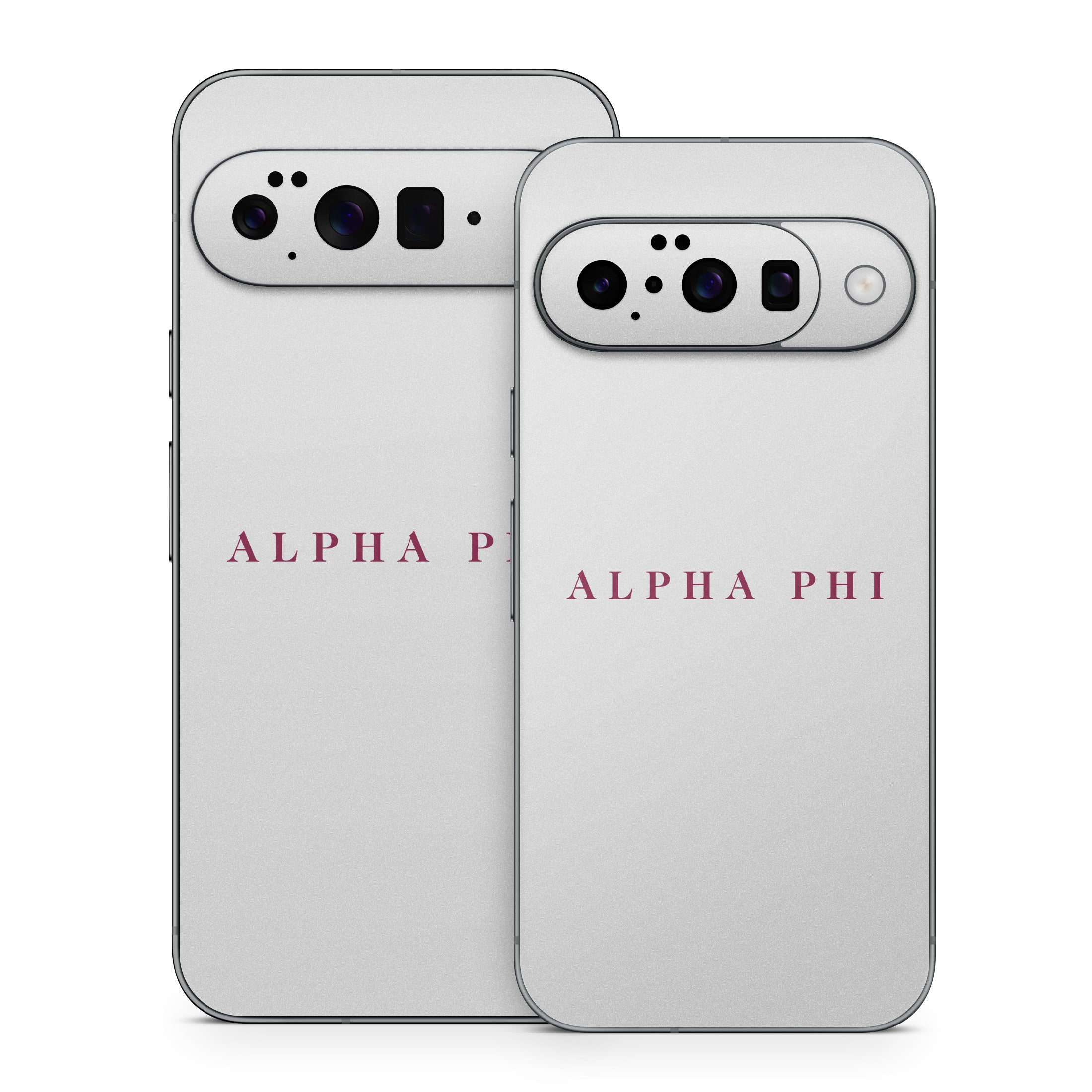 Alpha Phi Wordmark Silver - Google Pixel 10 Skin
