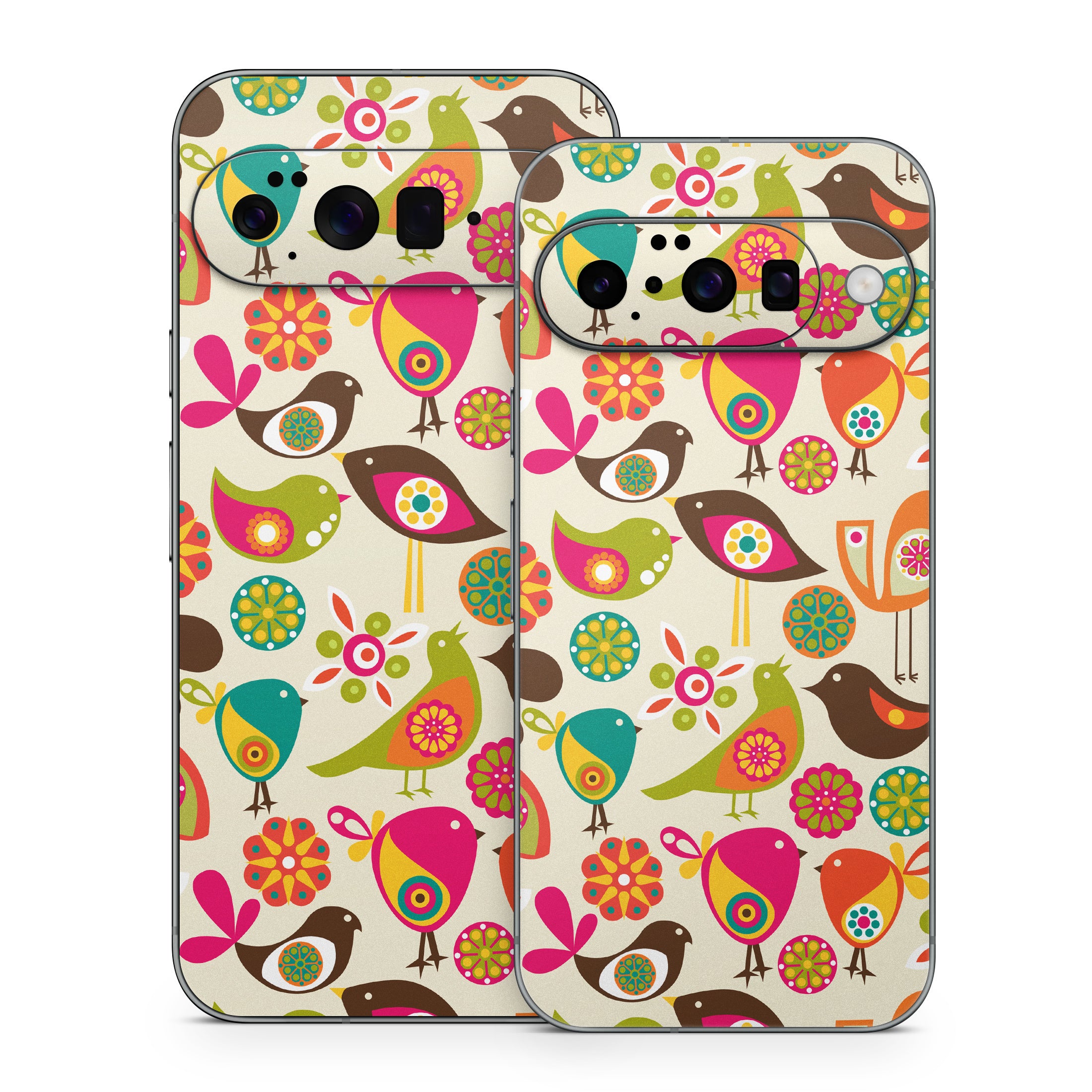 Bird Flowers - Google Pixel 10 Skin