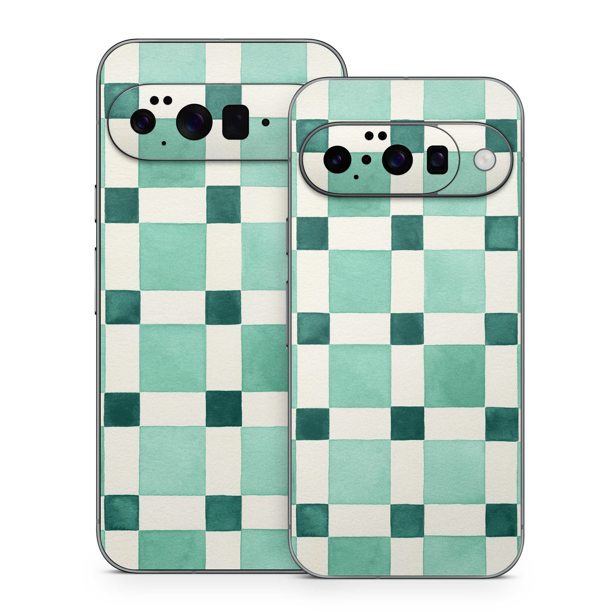 Checker Mosaic Green - Google Pixel 10 Skin